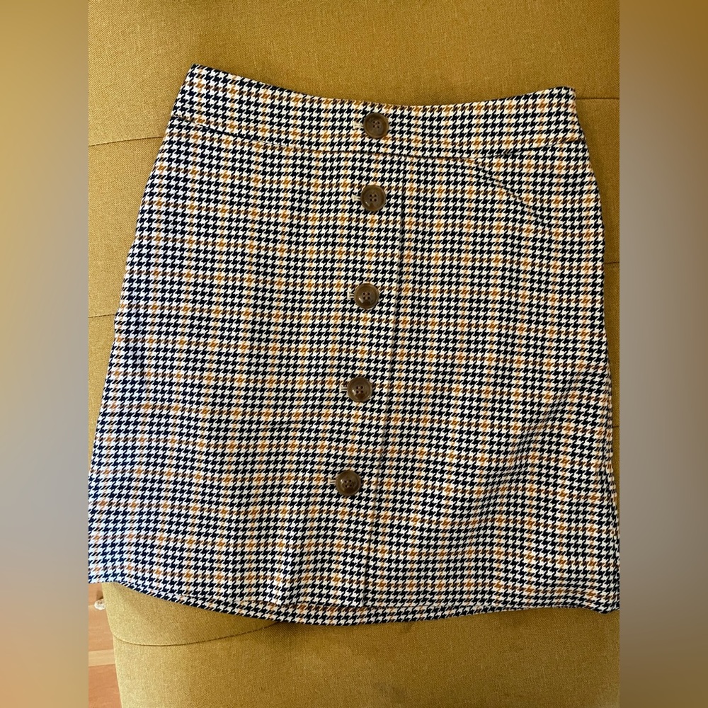 Ann Taylor Factory Plaid Skirt US Size 00